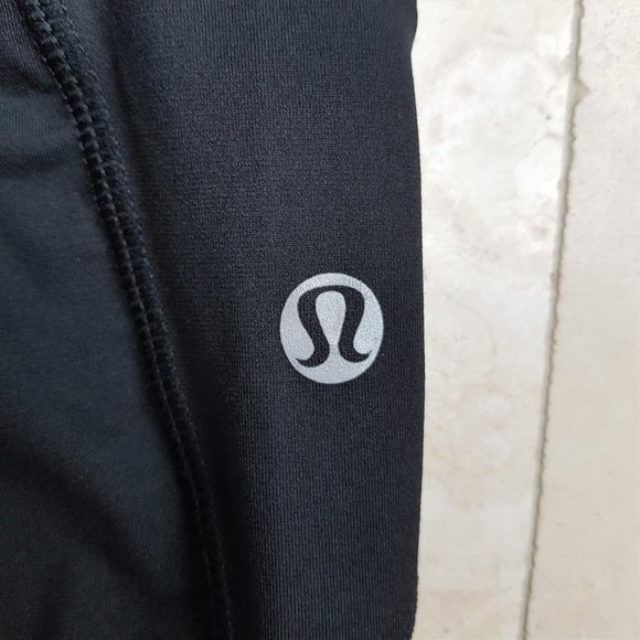 NWOT Lululemon Crop Leggings (Black/Grey) - Picture 9 of 10
